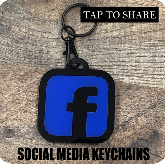 Social Media NFC Keychain