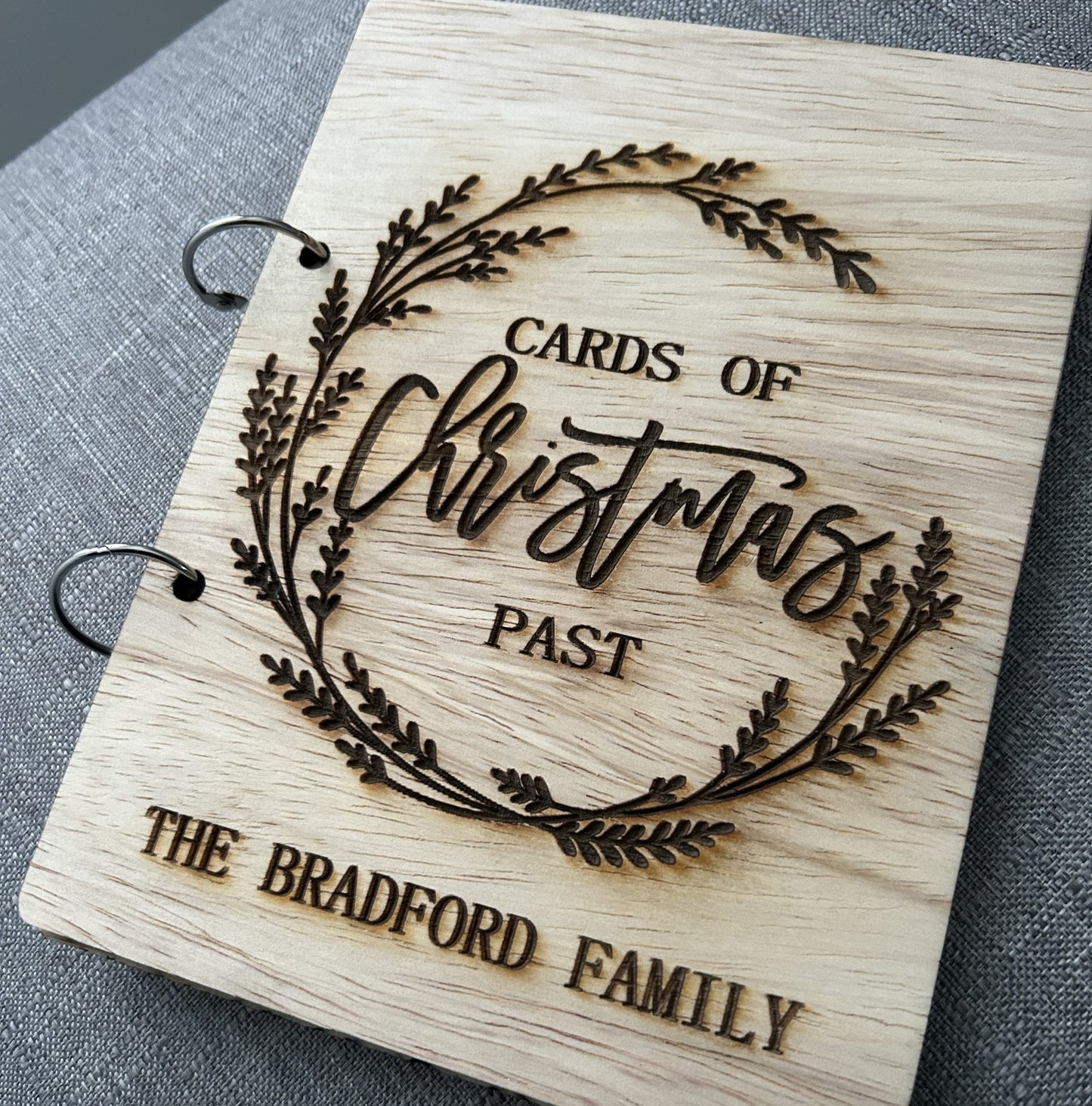 Christmas Card Keeper | Cards of Christmas Past | Christmas Keepsake Card Holder | Bespoke Christmas Gift