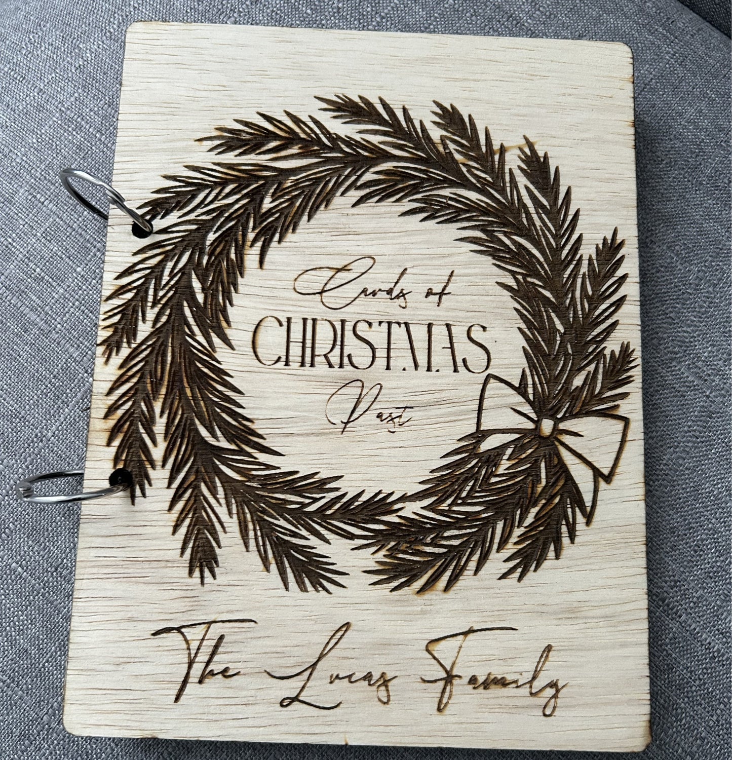 Christmas Card Keeper | Cards of Christmas Past | Christmas Keepsake Card Holder | Bespoke Christmas Gift