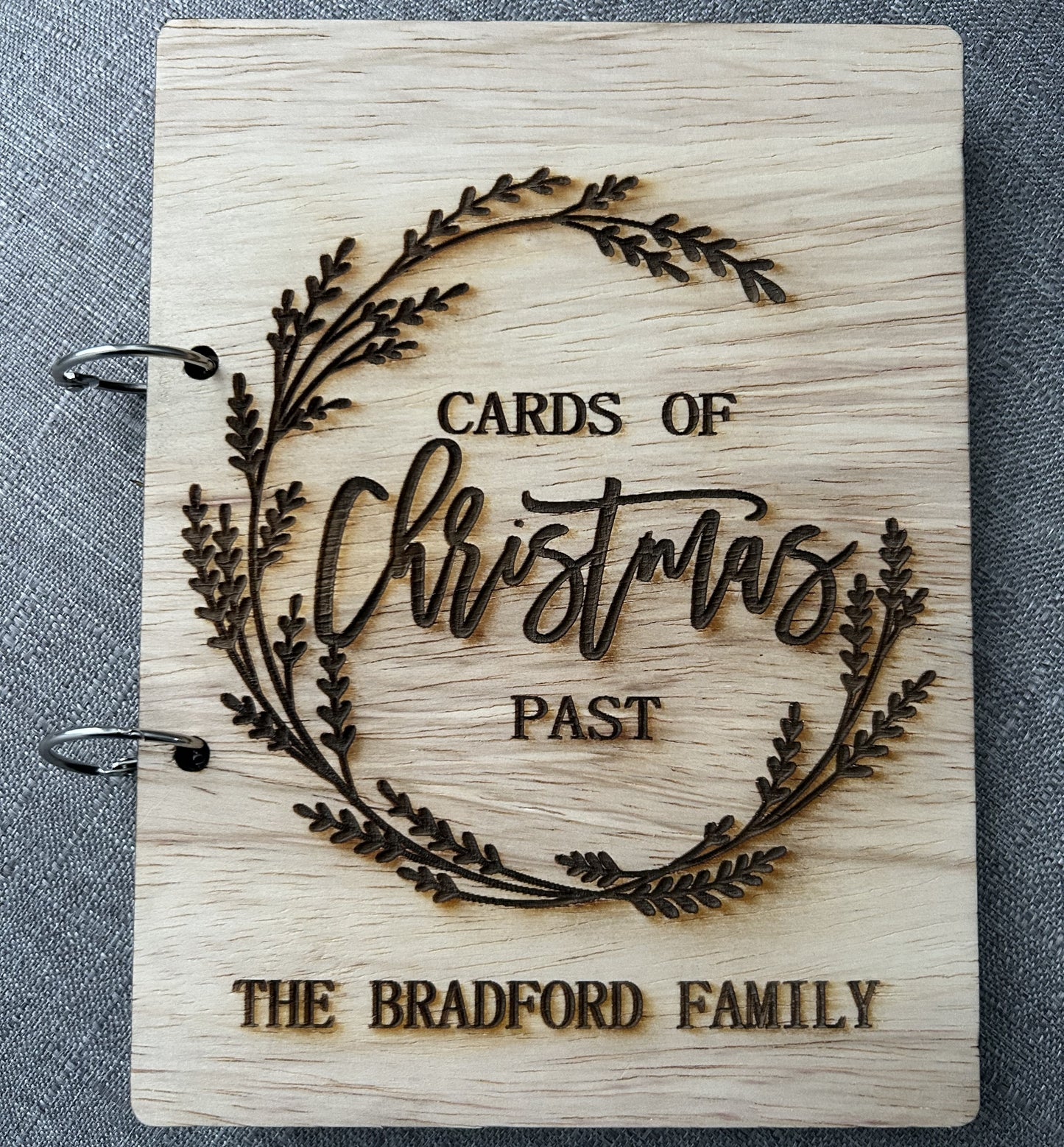 Christmas Card Keeper | Cards of Christmas Past | Christmas Keepsake Card Holder | Bespoke Christmas Gift