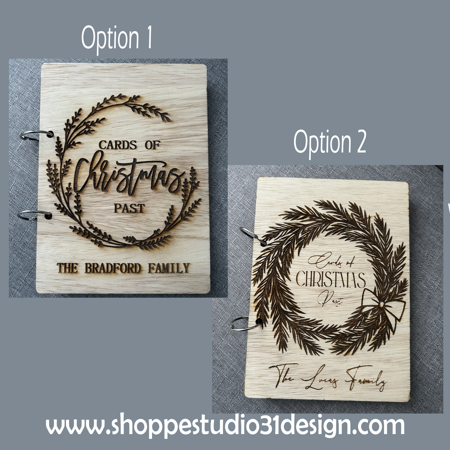 Christmas Card Keeper | Cards of Christmas Past | Christmas Keepsake Card Holder | Bespoke Christmas Gift