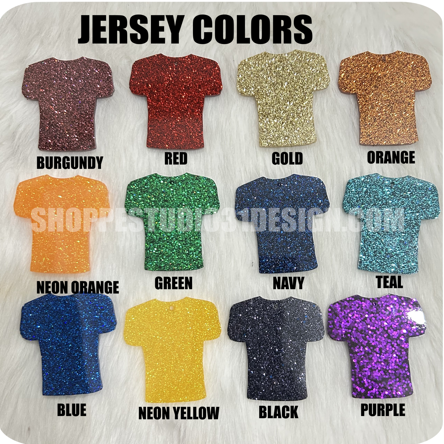 Personalized Football Jersey Number Earrings- Customize with your name, number and colors