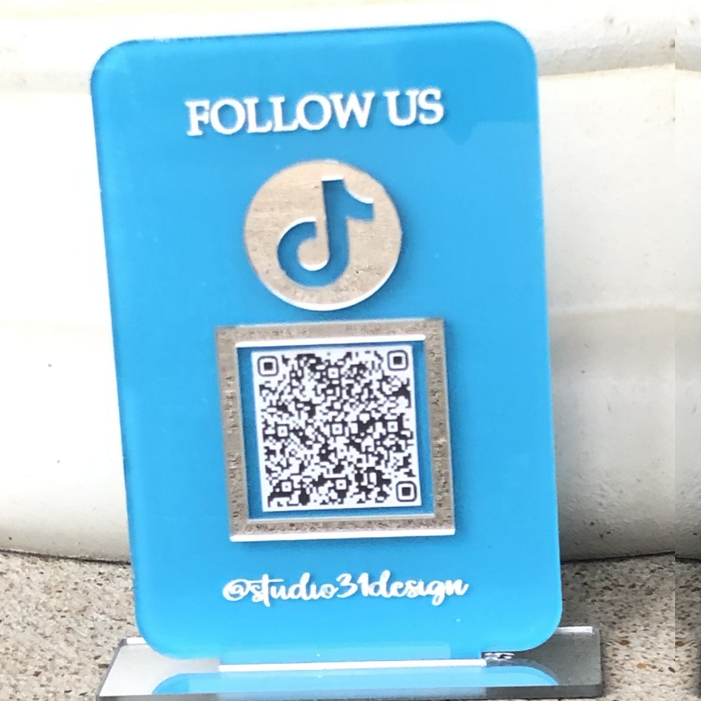 Mini QR Code Sign
