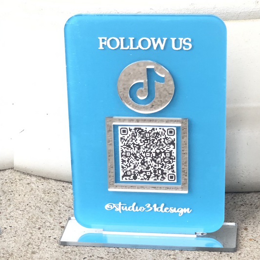 Mini QR Code Sign