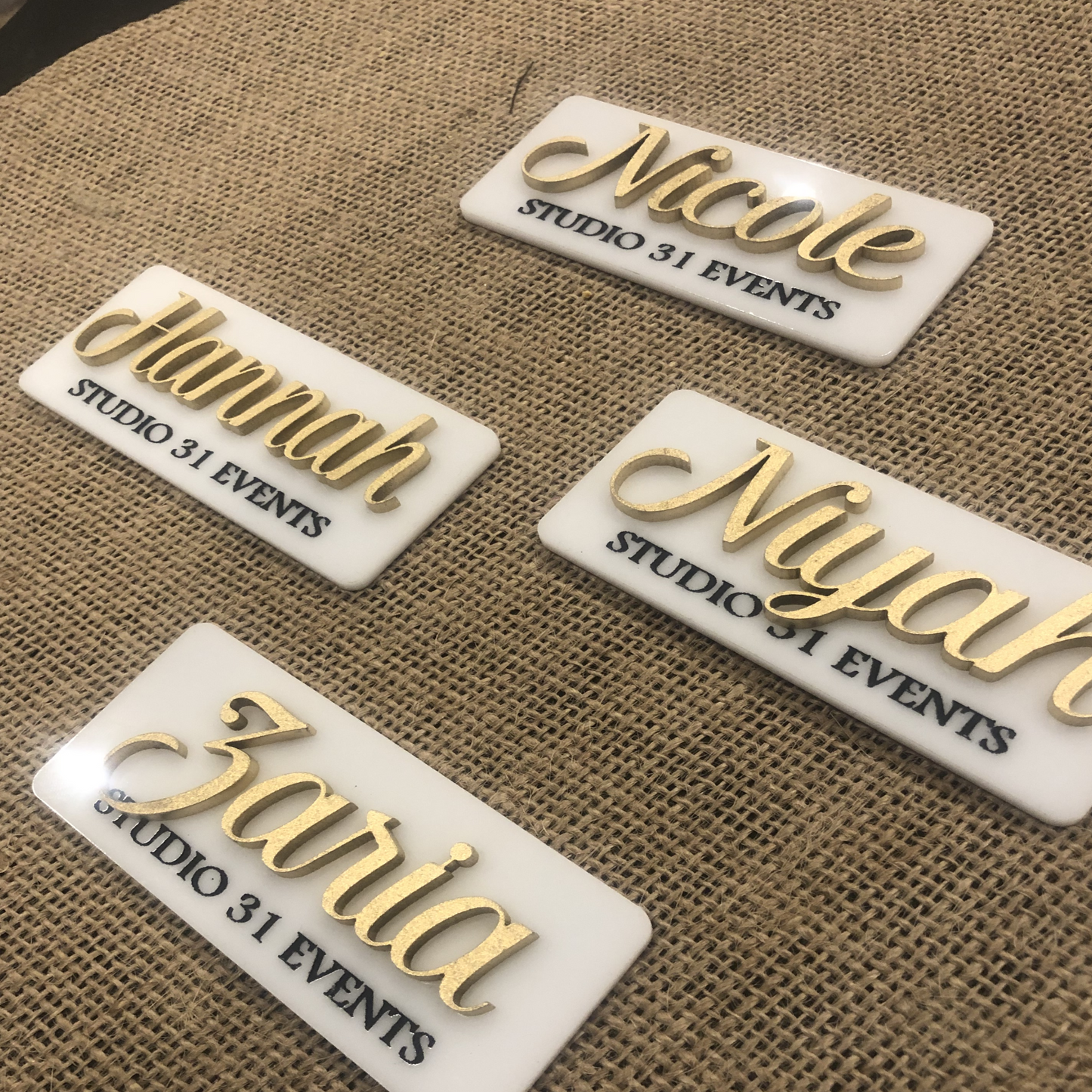 Personalized Acrylic Name Badge
