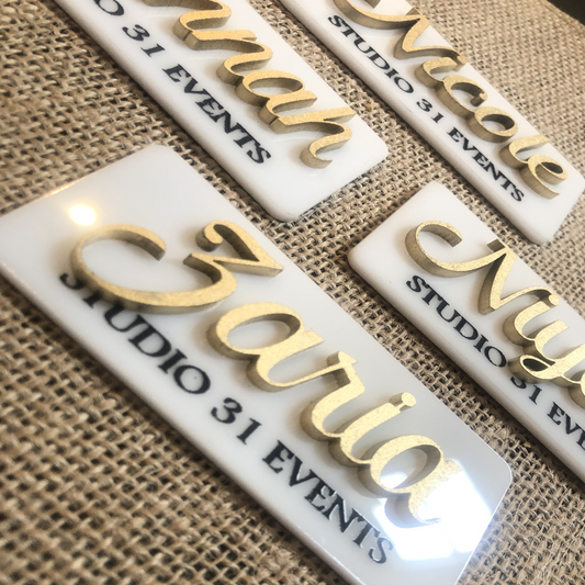 Personalized Acrylic Name Badge