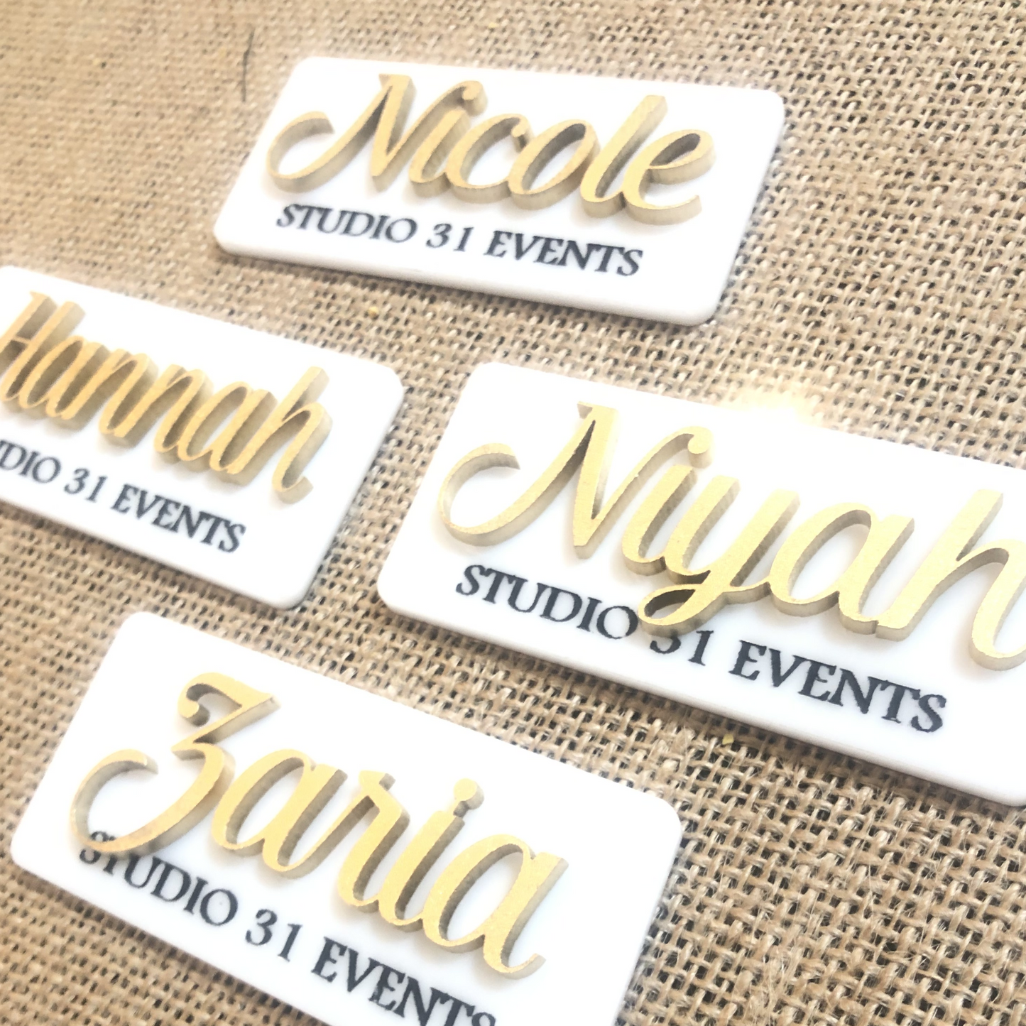 Personalized Acrylic Name Badge